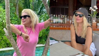 Η Ελένη Μενεγάκη στις Μαλδίβες