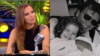 Η Εριέττα Κούρκουλου με τον πατέρα της