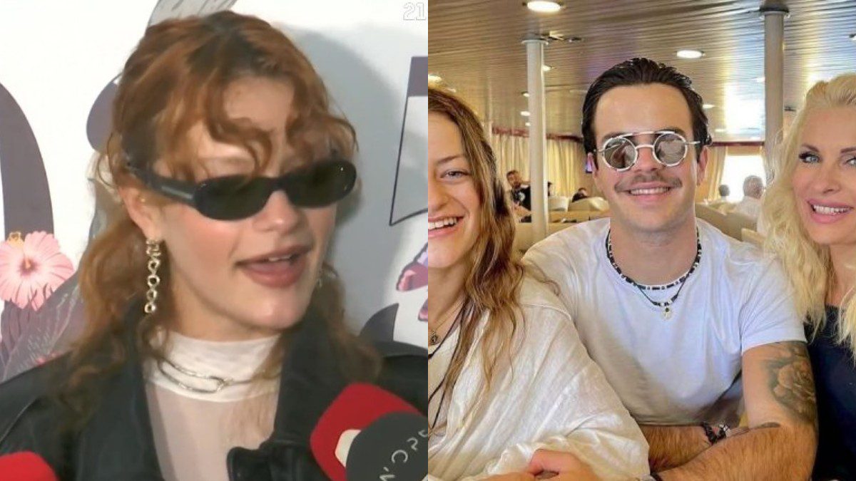 Γαία Μερκούρη με τον Άγγελο Λάτσιο και την Ελένη Μενεγάκη