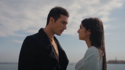 Ο Μιλτιάδης και η Βασιλική από τη σειρά Η γη της ελιάς