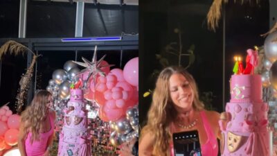 Η Κατερίνα Στικούδη στα γενέθλιά της