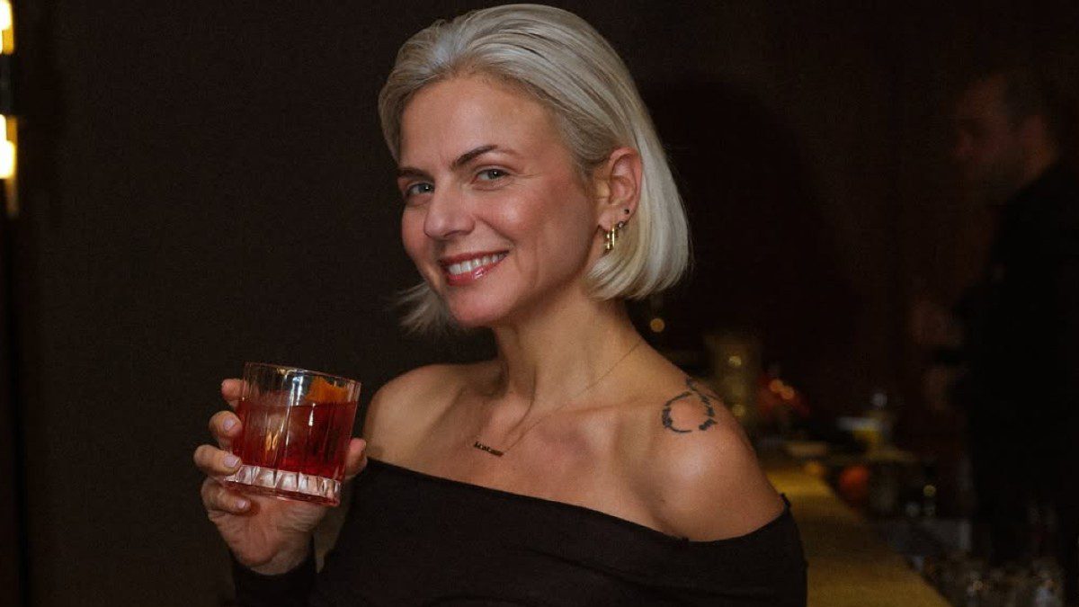 Η Χριστίνα Κοντοβά σε έξοδό της