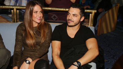 Ο Κώστας Δόξας και η Μαρία Δεληθανάση σε δημόσια έξοδό τους το 2025