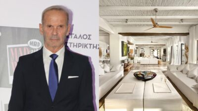 Ο Κωστόπουλος και η βίλα που είχε στην Μύκονο