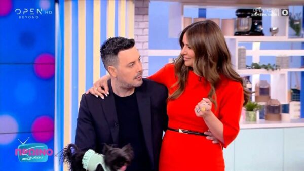 Ο Πέτρος Κουσουλός και η Ελένη Τσολάκη