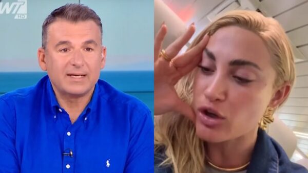 Ο Γιώργος Λιάγκας και η Ιωάννα Τούνη