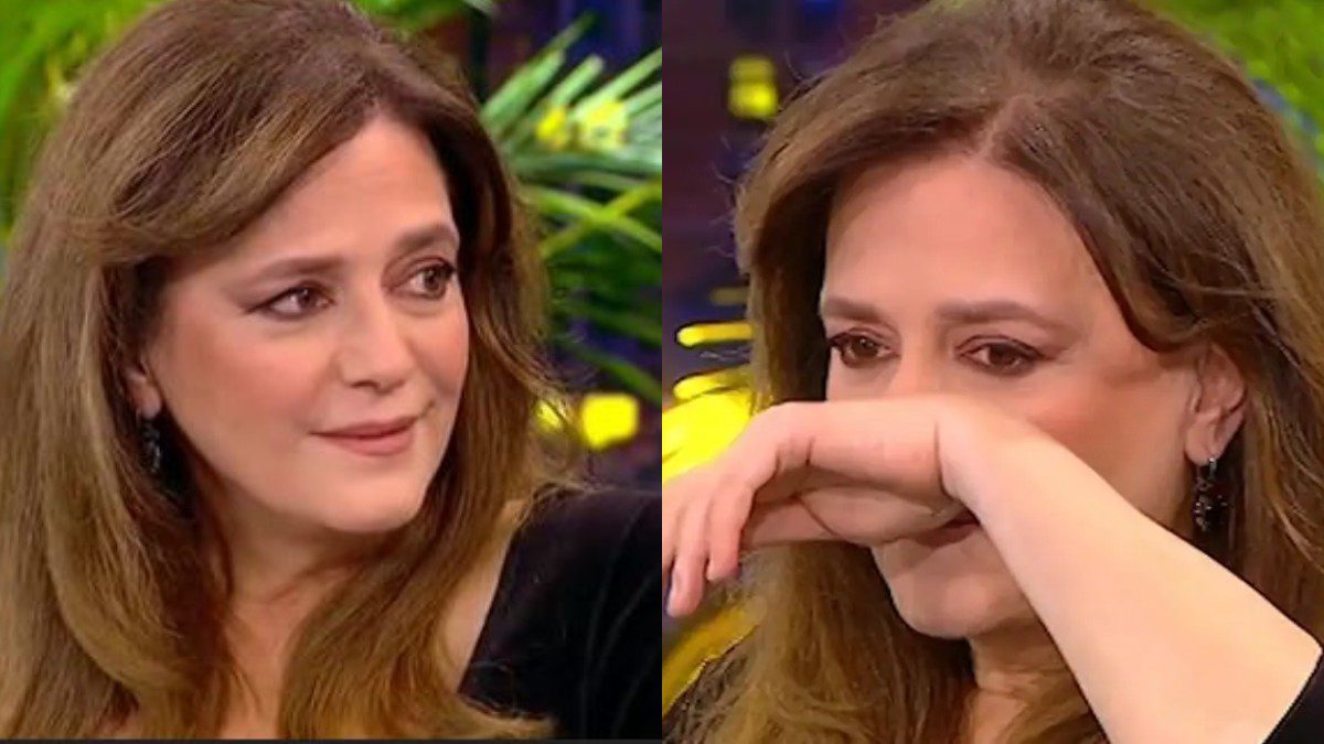 Η Μαρίνα Ψάλτη στο πλατό του The 2night show