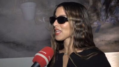 Η Μαρίνα Σάττι στην κάμερα