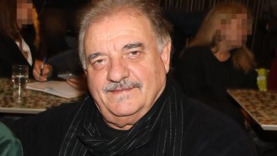 Ο Μιχάλης Μητρούσης σε δημόσια έξοδό του