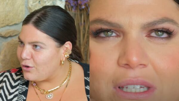 Η Δανάη Μπάρκα βουρκωμένη