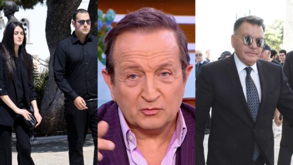 Ο Σπύρος Μπιμπίλας, ο Αλέξης Κούγιας και τα παιδιά του