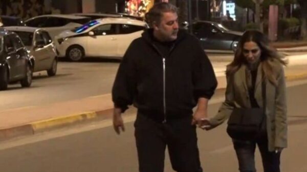 Η Δέσποινα Βανδή και ο Βασίλης Μπισμπίκης σε έξοδό τους