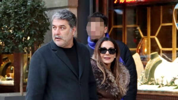 Ο Βασίλης Μπισμπίκης και η Δέσποινα Βανδή