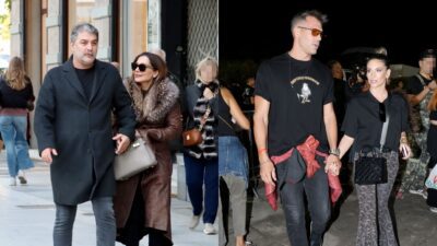 Ο Βασίλης Μπισμπίκης και η Δέσποινα Βανδή και ο Μπρούνο Τσερέλα και η Αθηνά Οικονομάκου