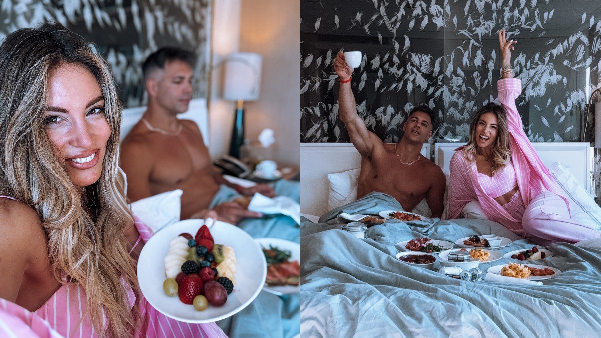 Οικονομάκου και Τσερέλα αγκαλιά στο κρεβάτι