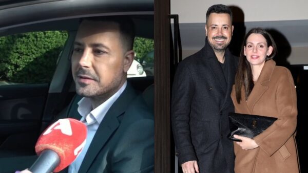 Ο Πέτρος Κουσουλός και η σύζυγός του