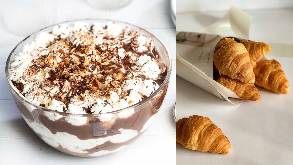 Προφιτερόλ με κρουασάν