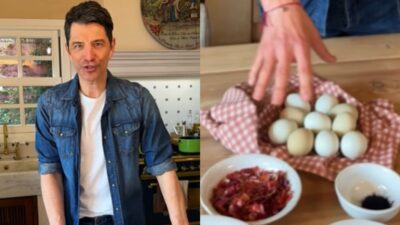 Ο Σάκης Ρουβάς βάφει αυγά στο Instagram