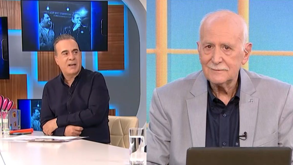 Ο Φώτης Σεργουλόπουλος και ο Γιώργος Παπαδάκης