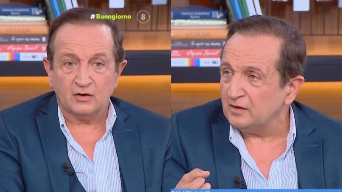 Ο Σπύρος Μπιμπίλας στο πλατό της εκπομπής Buongiorno