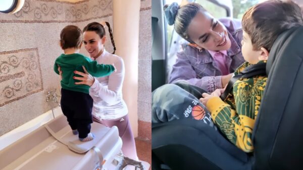 Η Κατερίνα Στικούδη και ο γιος της