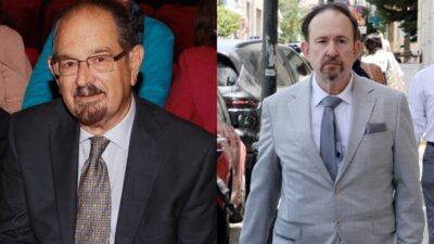 Ο Τάκης Βουγιουκλάκης και ο Γιάννης Παπαμιχαήλ