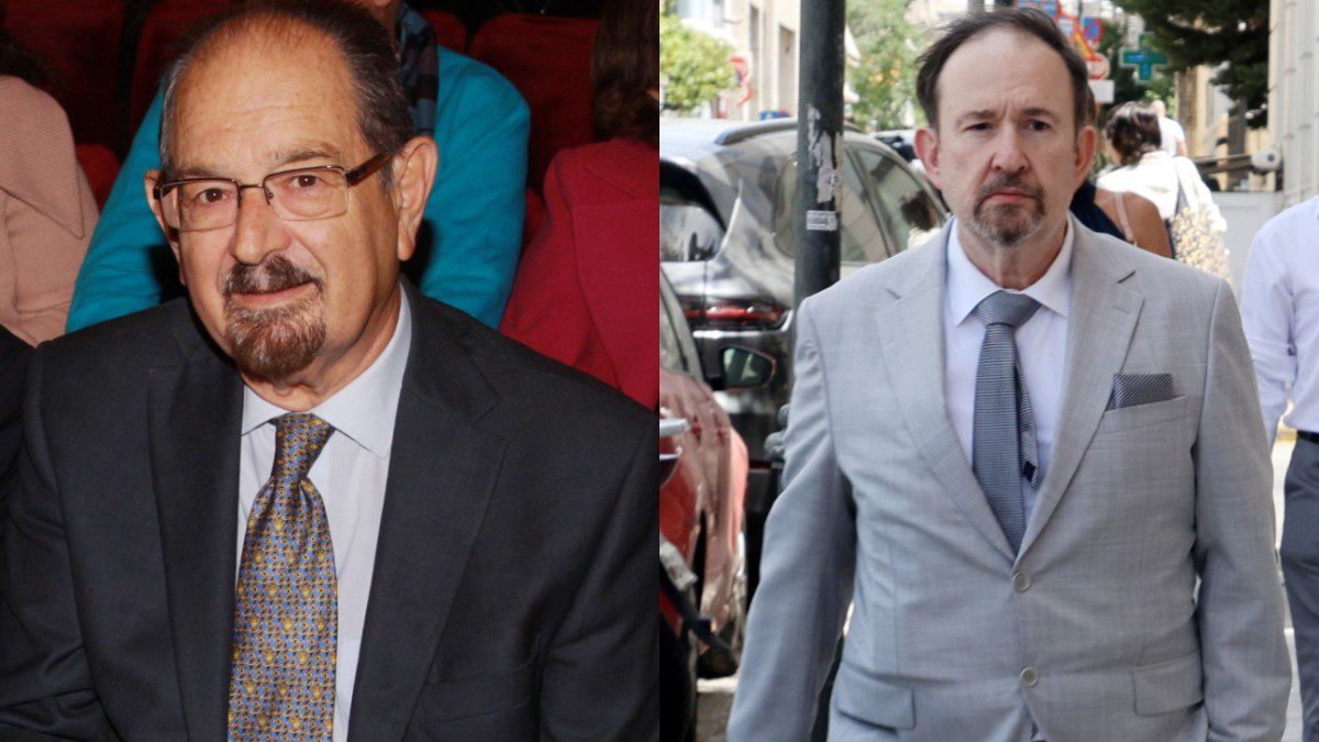 Ο Τάκης Βουγιουκλάκης και ο Γιάννης Παπαμιχαήλ