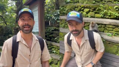 Το σκηνικό που έζησε ο Σάκης Τανιμανίδης στο Μπαλί με μαϊμού