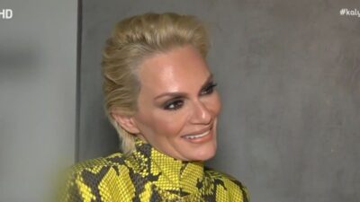 Η Έλενα Χριστοπούλου στην κάμερα του Alpha