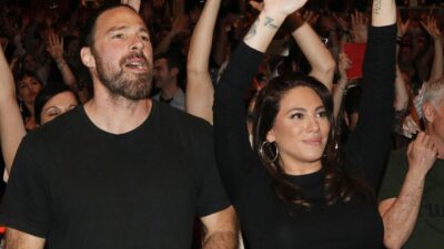 Ο Γρηγόρης Μόργκαν και η Ευρυδίκη Βαλαβάνη σε έξοδό τους