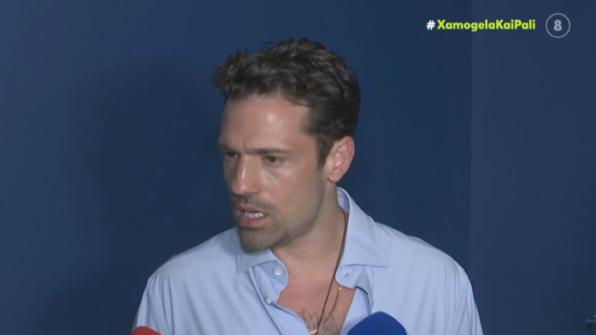 Ο Κωνσταντίνος Αργυρός στην κάμερα του Χαμογέλα και Πάλι