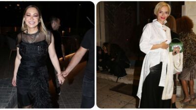 Ασλανίδου και Χριστοπούλου σε κολάζ