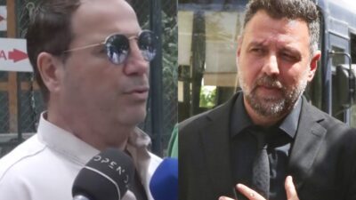 Ο Βασίλης Γκουρούσης και ο Μάνος Παπαγιάννης