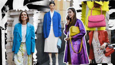 Φωτεινά χρώματα στο street style