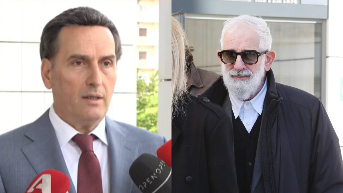 Ο Μιχάλης Δημητρακόπουλος και ο Πέτρος Φιλιππίδης