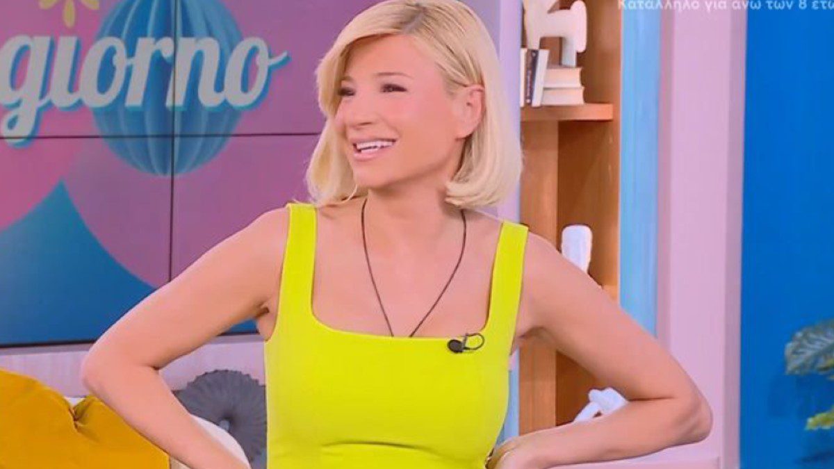 Η Φαίη Σκορδά στο Buongiorno.