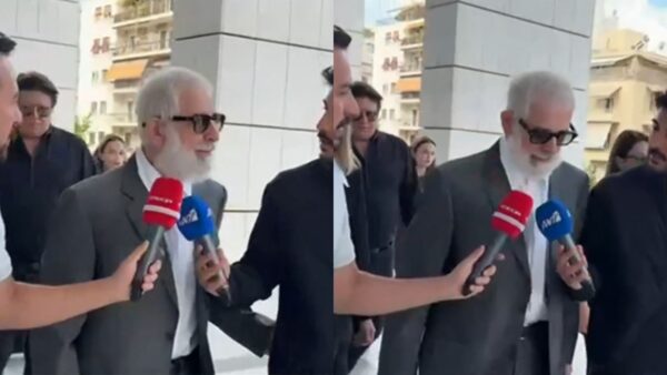 Ο Πέτρος Φιλιππίδης έξω από το Εφετείο