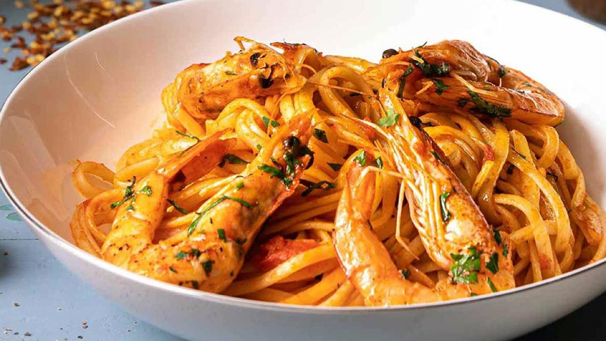 Γαριδομακαρονάδα