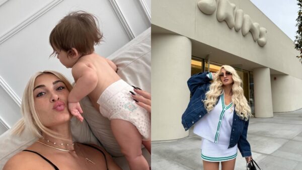 Η Ιωάννα Τούνη με τον γιο της και μόνη της