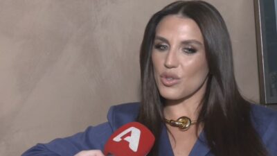 Η Ιουλία Καλλιμάνη στην κάμερα του Happy Day