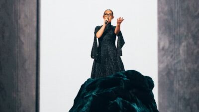 H Klavdia στη σκηνή της Eurovision 2025