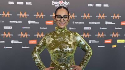 Η Klavdia στο Τιρκουάζ Χαλί της Eurovision