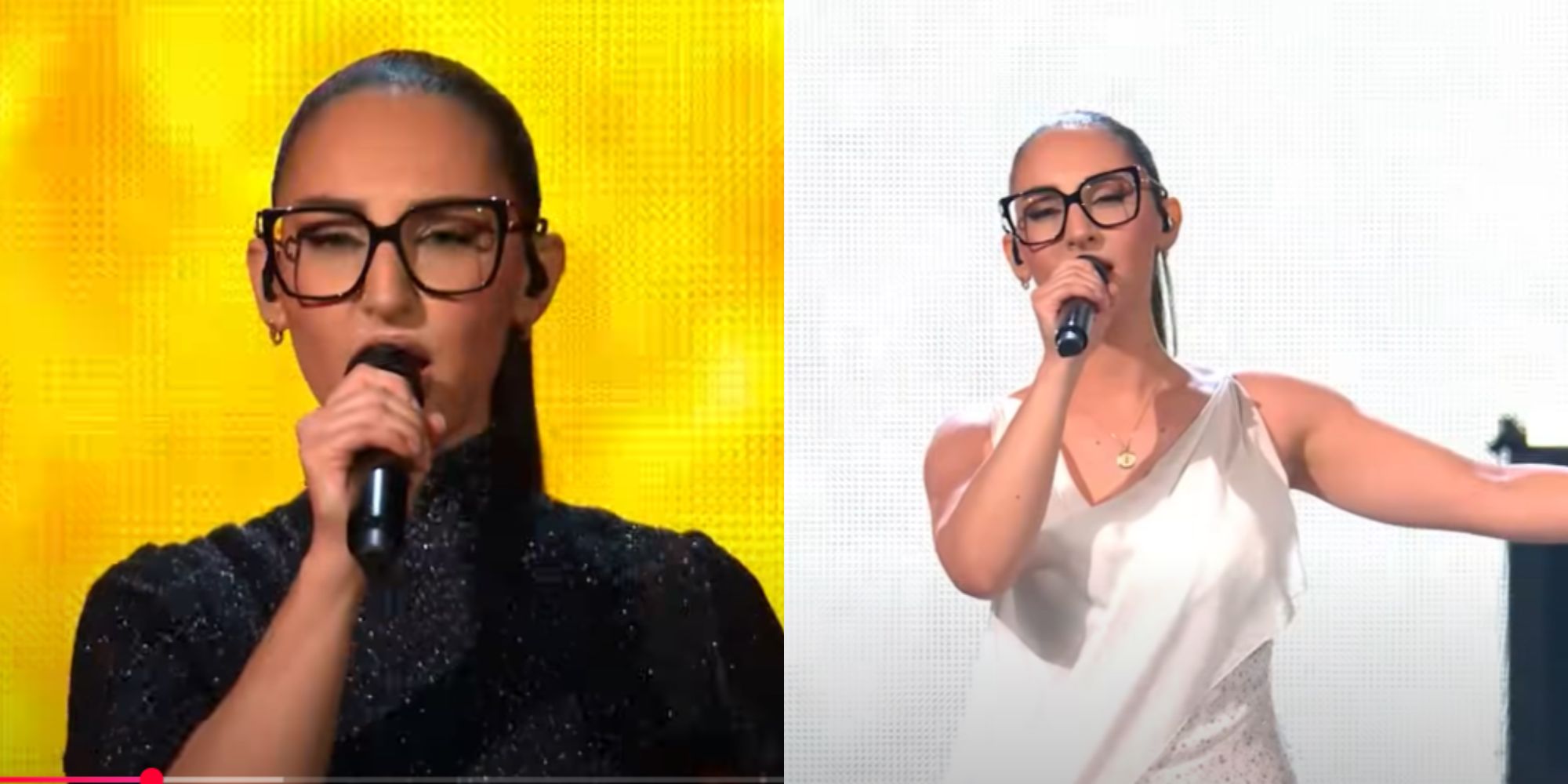 Η Klavdia στη σκηνή της Eurovision