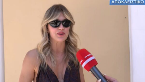 Η Κλέλια Ανδριολάτου στην κάμερα του Buongiorno