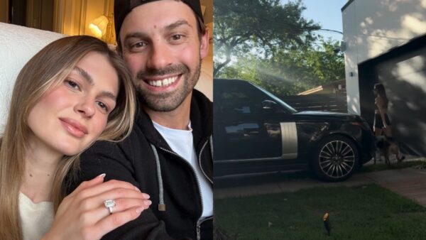 Η Αμαλία Κωστοπούλου με τον σύντροφό της και το σπίτι τους