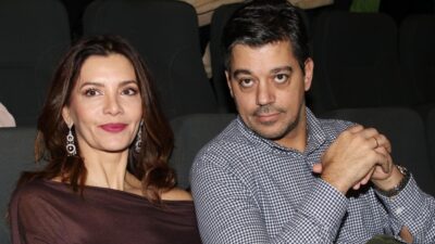 Η Κατερίνα Λέχου και ο σύζυγός της, Μάνος Στρατάκης