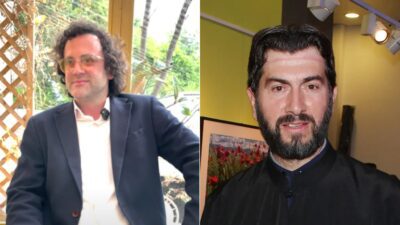 Ο Ανδρέας Καραγιάννης και ο πατήρ Νικόλαος