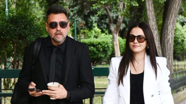 Ο Μάνος Παπαγιάννης και η Αγγελική Δαλιάνη