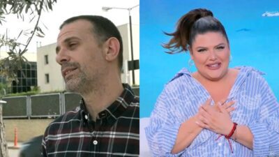 Ο Δημήτρης Σαράντος και η Δανάη Μπάρκα