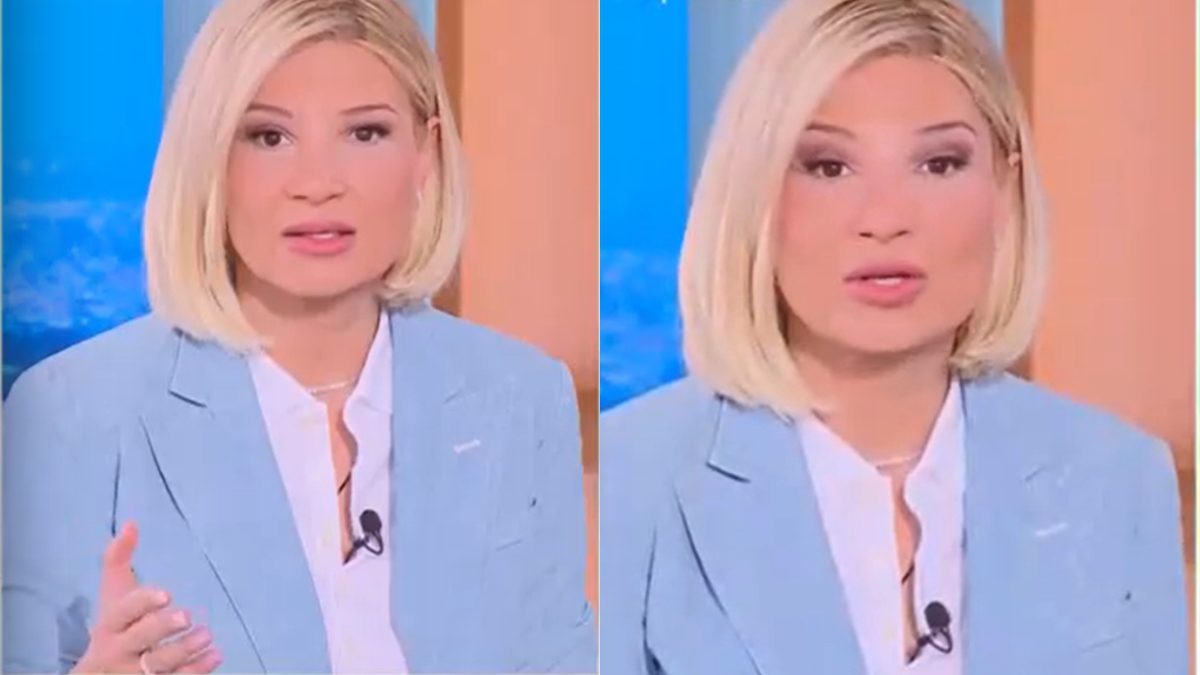 Η Φαίη Σκορδά στο πλατό του Buongiorno